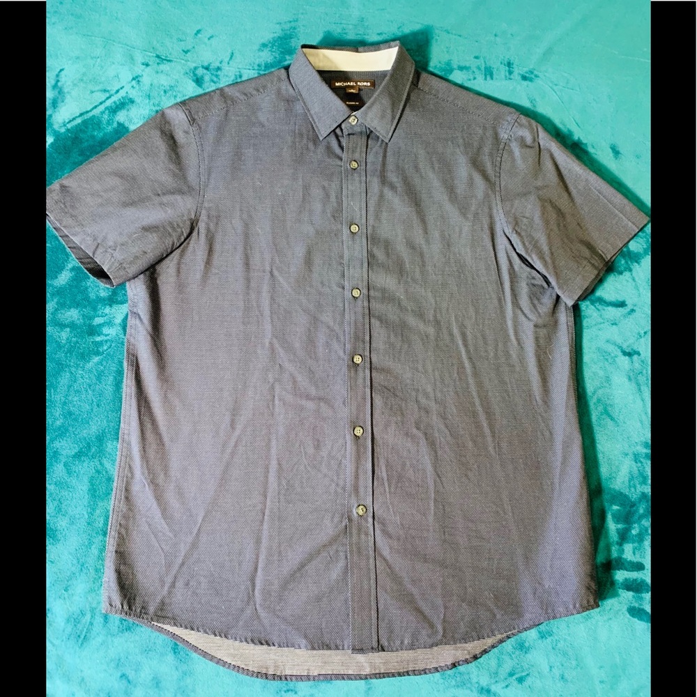 Michael Kors/ Short Sleeve Button Down Shirt
